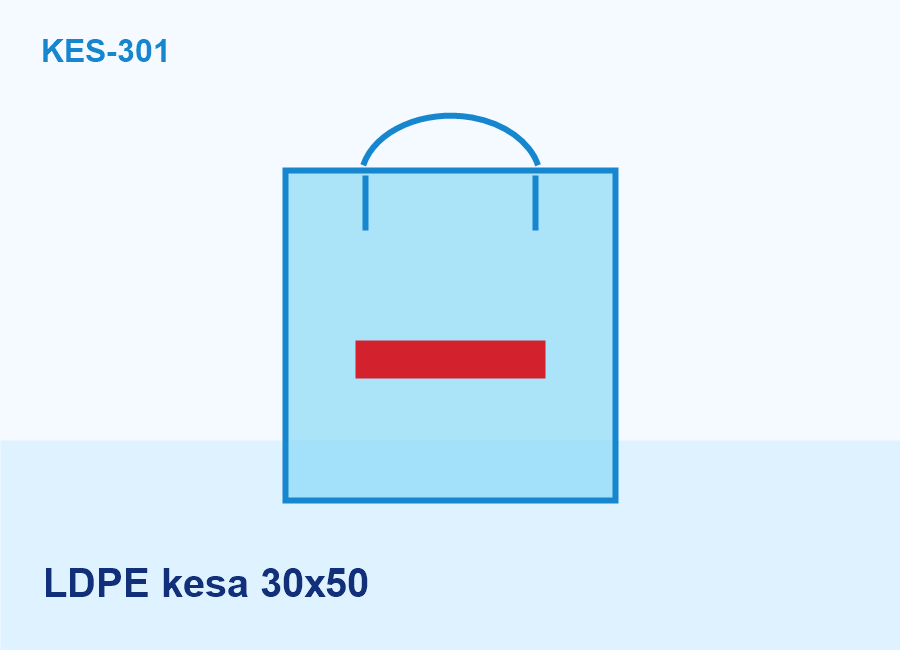 LDPE kesa 30x50