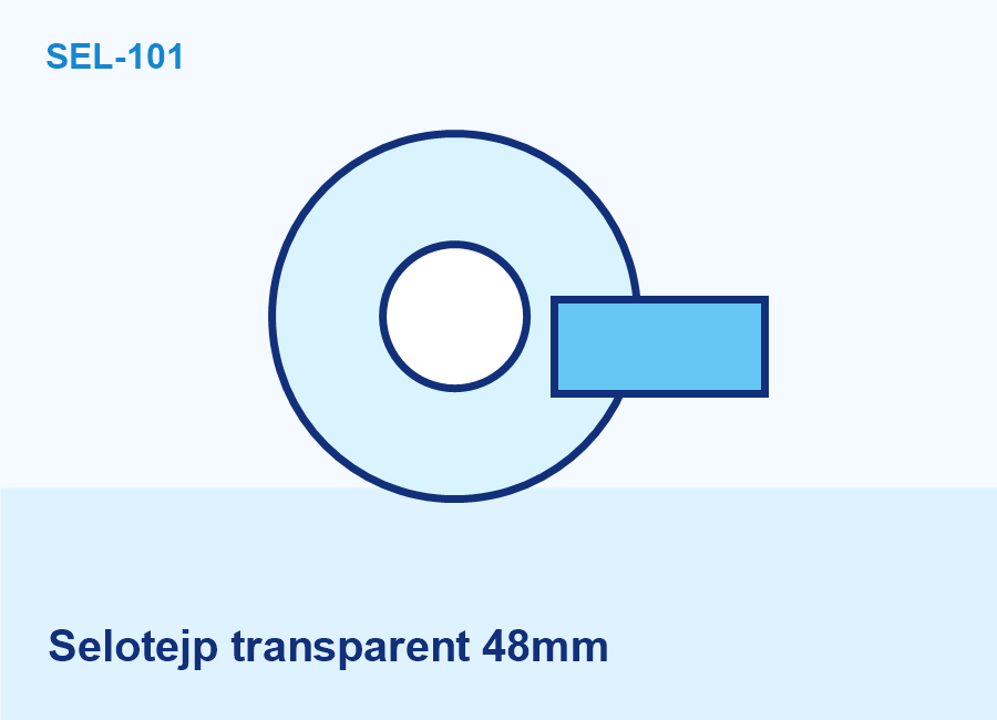 Selotejp transparent 48mm