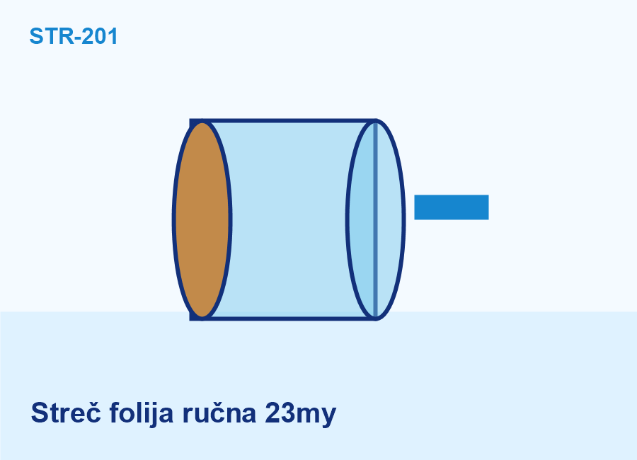 Streč folija ručna 23my