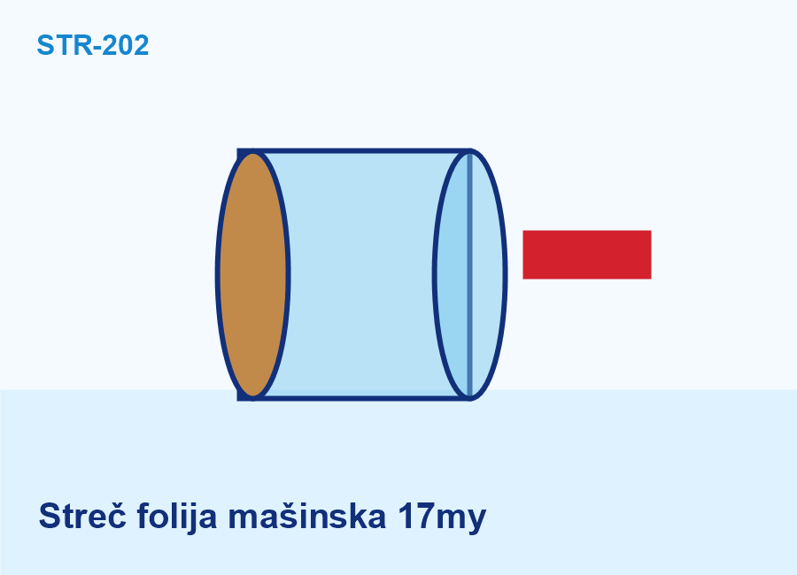 Streč folija mašinska 17my